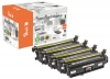 Peach Combi Pack, compatible with  HP No. 647A, No. 648A, CE260A, CE261A, CE262A, CE263A