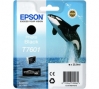 Originální inkoustová patrona foto cerná  Epson T7601PHBK, C13T76014010