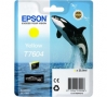 Originální inkoustová patrona  žlutá  Epson T7604Y, C13T76044010