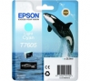 Originální inkoustová kazeta svetle azurová  Epson T7605LC, C13T76054010