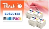 Peach 4-pack cartouche d'encre noire, couleur, compatible avec  Epson S020138