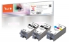 Peach Multipack Plus, compatible avec  Canon PGI-35BK, CLI-36C, 1509B001*2, 1511B001