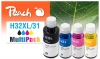 Peach Multi Pack, compatible avec  HP No. 32XL, No. 31